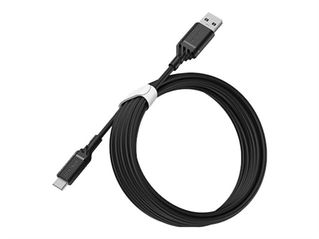 Otterbox USB-A till USB-C kabel, 3m svart